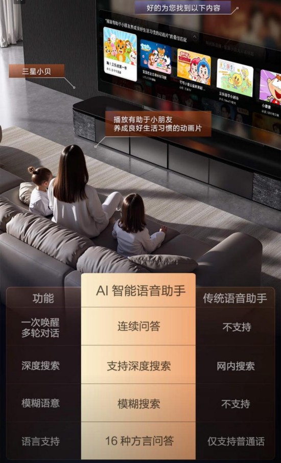当三星AI电视“住”进客厅： 一块屏幕点亮智慧生活仪式感(图7)