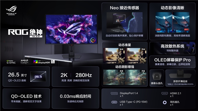 硬核实力战未来！ROG新品OLED电竞显示器助您畅玩一夏！(图4)