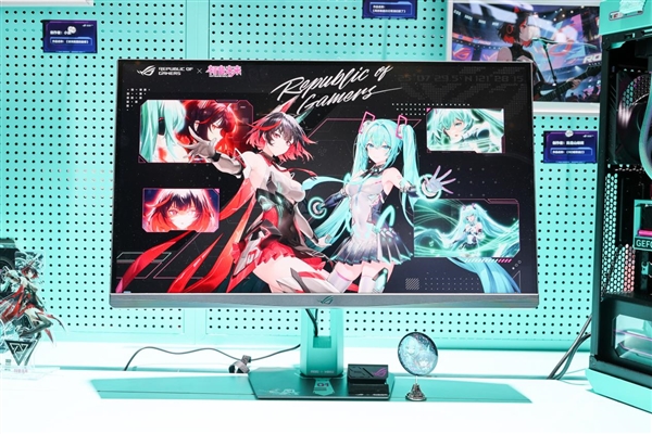 BW2025 ROG绝神 RO姬x初音未来版电竞显示器 双模新品闪耀登场(图4)