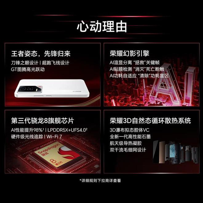 九游娱乐：荣耀GT幻影引擎手机六边形战士(图3)