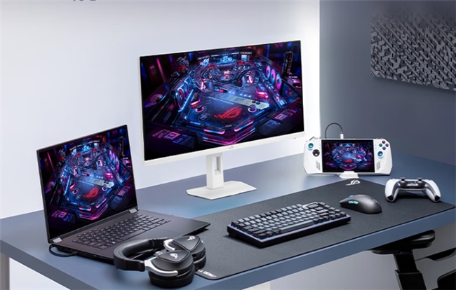 九游app：超能疾速神颜吹雪！新品ROG XG27ACMEG-W电竞显示器正式发售！(图5)